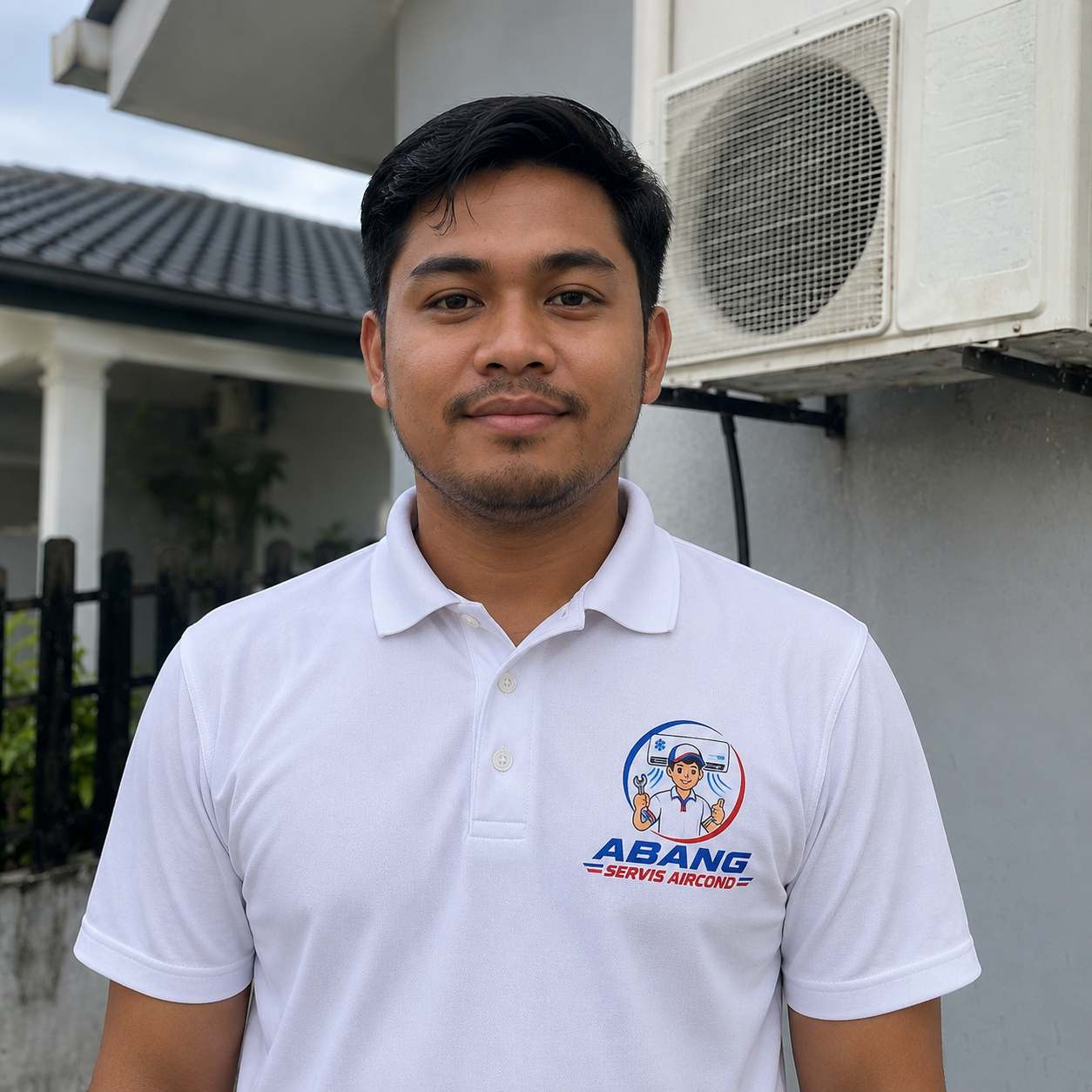 Encik Aiman Hakim — Pengasas & Ketua Juruteknik Abang Servis Aircond
